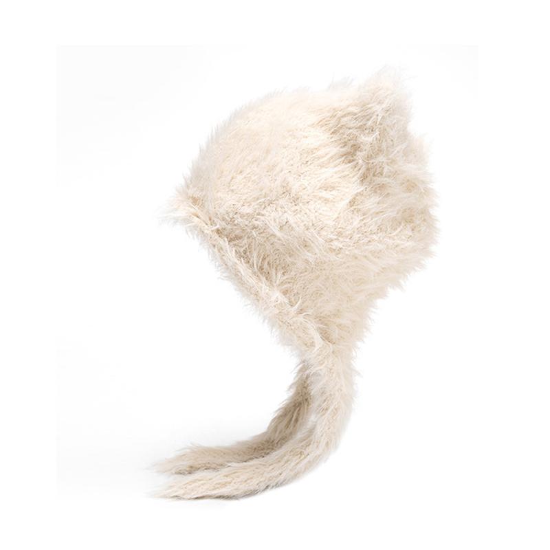 Шапка плюшевого медведя женская осенне-зимняя шапка для защиты ушей теплая шерстяная шапка