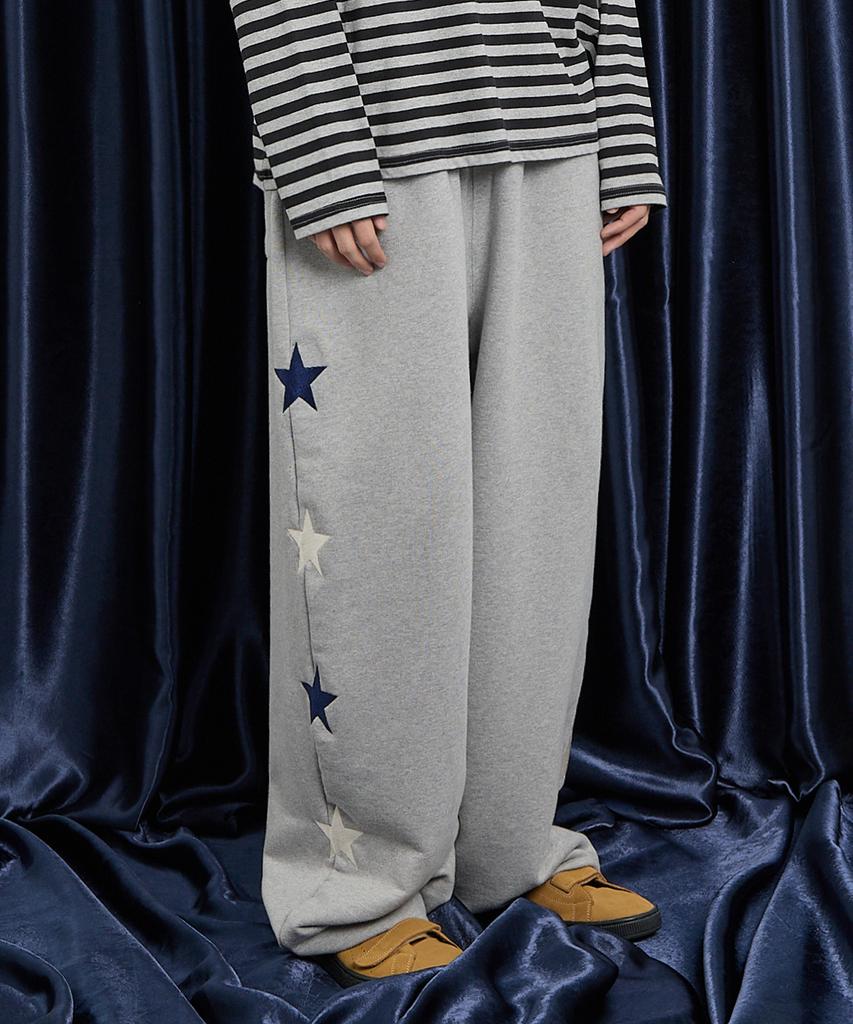 WAIKEI Star Sweatpants Gray
