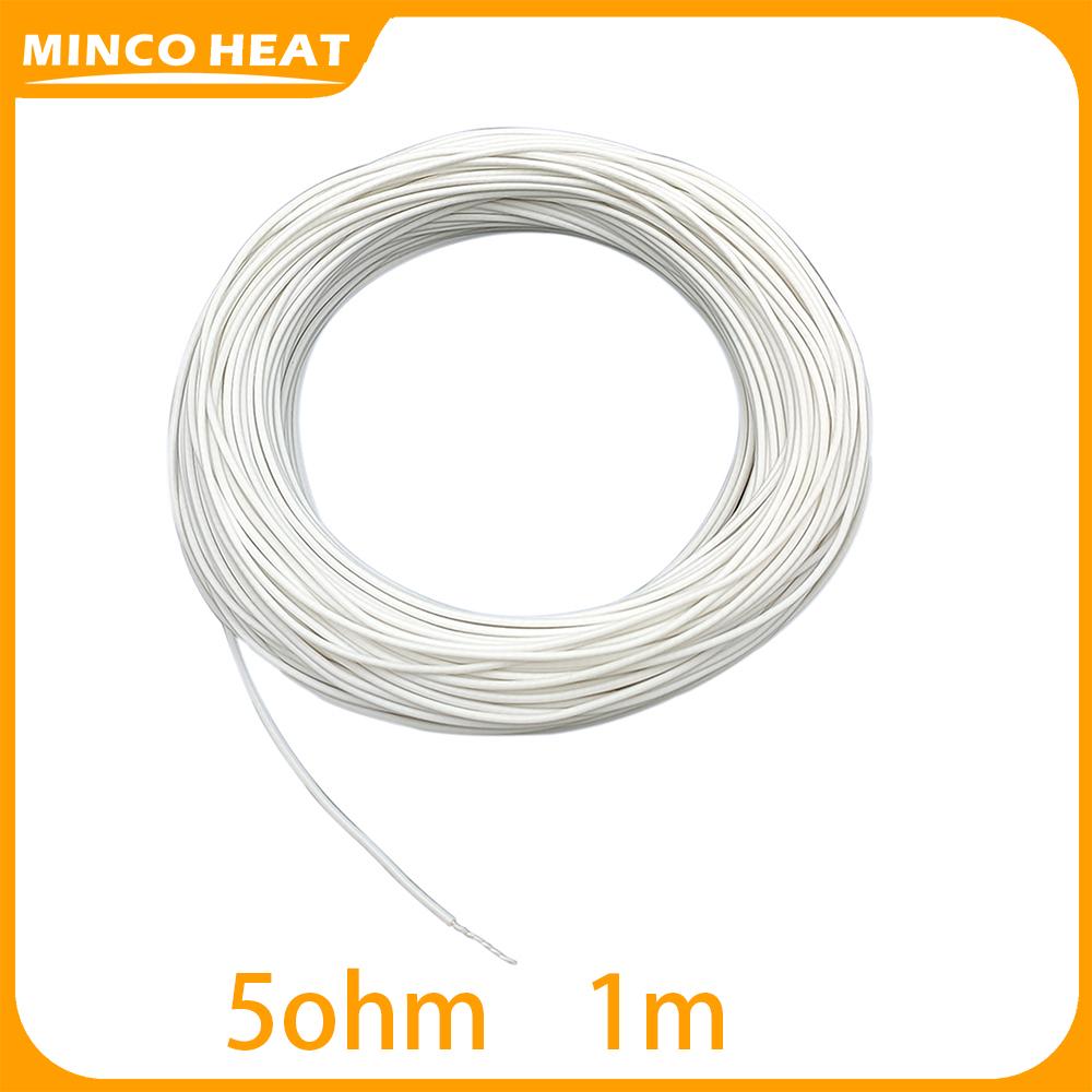 Minco Heat 5V 12V 24V 36V 48V Silicone Rubber Warm Wire Upgraded Heating Cables for Local Handmake Car Seat Blanket Heating