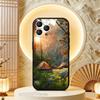 Nature Mountain Outdoor Camping Phone Case For iPhone  17,16,15,14,13,12,11,Pro,Max,Plus,E,Air,Mini Black Shockproof Funda Cover