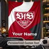 TapestryVfB Stuttgart FC Custom Name Text Personalized Wall Hanging Tapestry Home Wall Decor