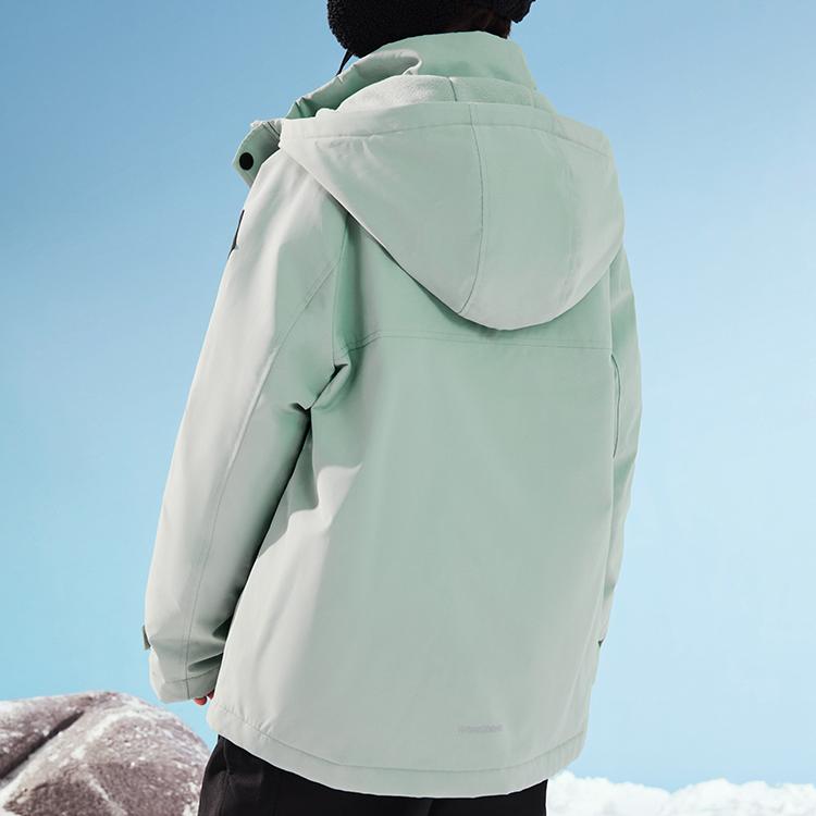 Kids' Jacket PUMA Windbreaker Jacket 2 Piece Set Sage Green Kids'