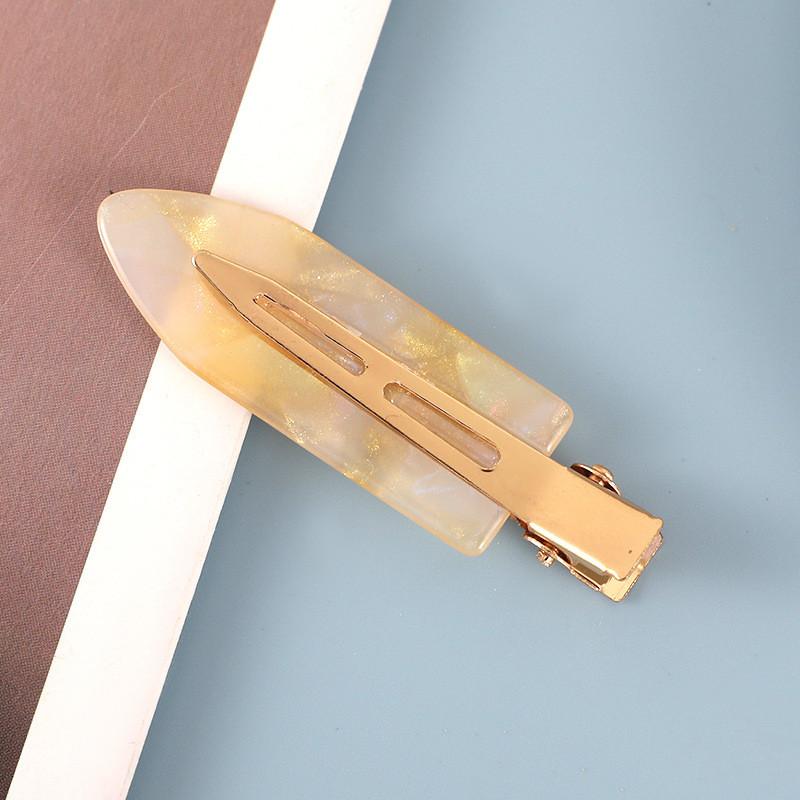 2/3/4/6 шт. ацетатные заколки для волос в Корейском стиле, золотисто-белые блестящие заколки для волос, головные уборы для девочек и женщин, аксессуары для волос
