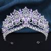 Стразовая корона для женщин Свадебные тиары Свадебные украшения для волос Принцесса Королева Вечеринка Невеста Тиары и короны Выпускной Конкурс красоты