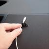 4PCS Car Charging Data Cable Clamp, Cable Buckle, Office Network Cable Stabilizer, Car Cable Clamp
