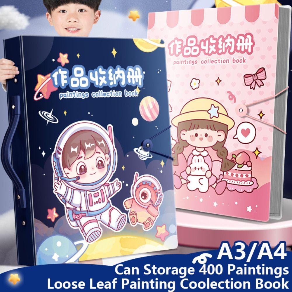 Сумка-органайзер для хранения листов для рисования A3/8K, фотоальбом, органайзер для бумаги для рисования, школьный, офисный