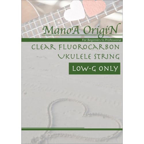 Manoa Origin Low-G Ukulele String, Single String, Clear Fluorocarbon, EHA-CFLGOnly