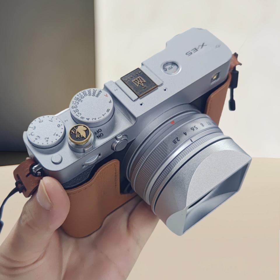 Металлическая квадратная бленда с металлической крышкой для Fujifilm Fujinon XF23mm F2.8 R WR - Аксессуары для камеры X-E5