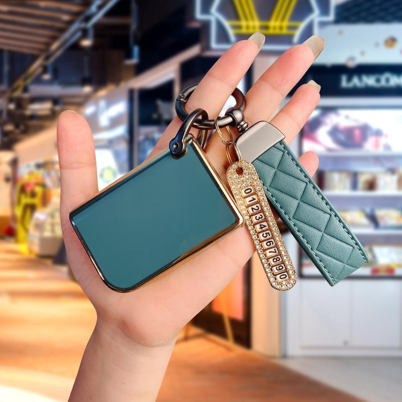 Чехол для ключей Lynk & Co 06 2023: Ограниченная серия, Новая модель, Унисекс сумка для автомобиля с милой пряжкой-ракушкой.