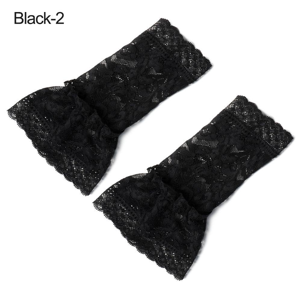 Decorative Gloves Arm Cover Lace Cuffs Ruffles Elbow Sleeve Fake Sleeve Detachable Sleeve Cuffs