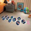 Hopscotch Environmentally Friendly Sticker Self-Adhesive Waterproof Kindergarten Children'S Room Educational Parent-Child Activity Decorative Sticker