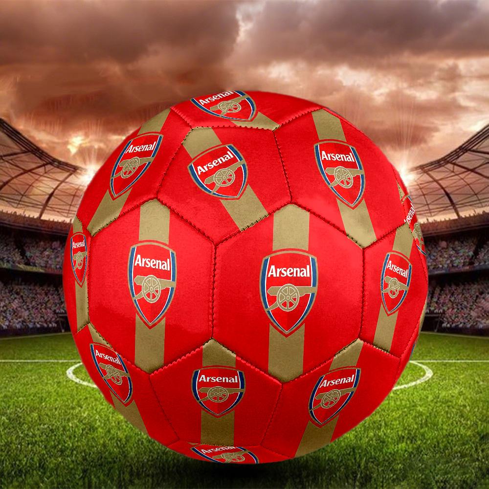 Arsenal logoIndoor Soccer Ball Colorful All Ages Machine Stitched PVC Competition Ready Durable High-Bounce