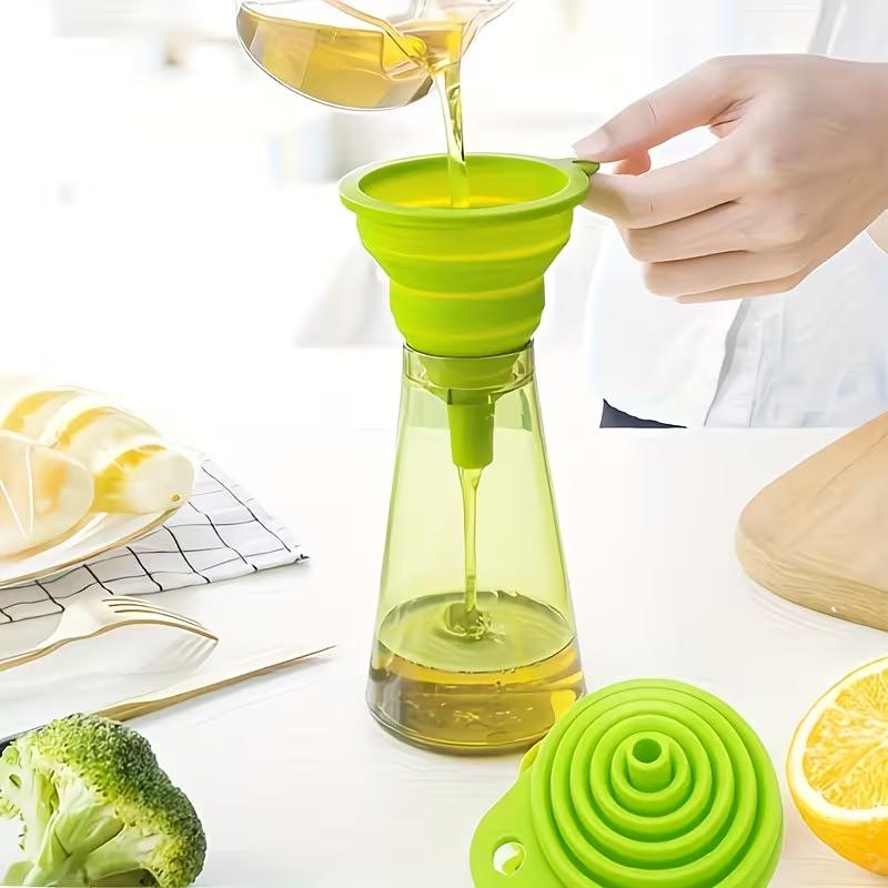 Складная мини-воронка Портативный кухонный инструмент для переливания масла, жидкостей и порошков Складная экономичная воронка для домашней кулинарии и розлива по бутылкам