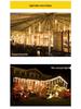 Solar-Powered LED Meteor Shower Lights: Waterproof, Colorful String Lights for Outdoor Decoration, Perfect for Festivals and Christmas Trees.