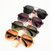 Men's Large Frame Frog Mirror Driving Sunglasses - Metal Frame Sunshade Glasses