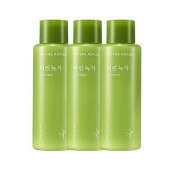 Nature Republic Мягкая эмульсия с зеленым чаем – 155 мл | Легкое увлажнение для чувствительной кожи