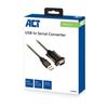 Convertisseur USB vers Série - ACT - AC6000 - 1,5 m - DB-9 - Noir
