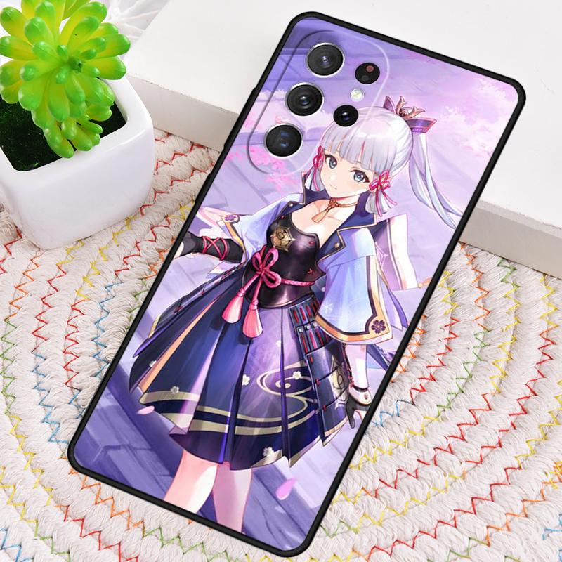 Чехол для телефона Genshin Impact Kamisato Ayaka из силикона для Samsung Galaxy note 10 pro S26 S24 S23 S22 S21 Plus S25Ultra Capa Cover