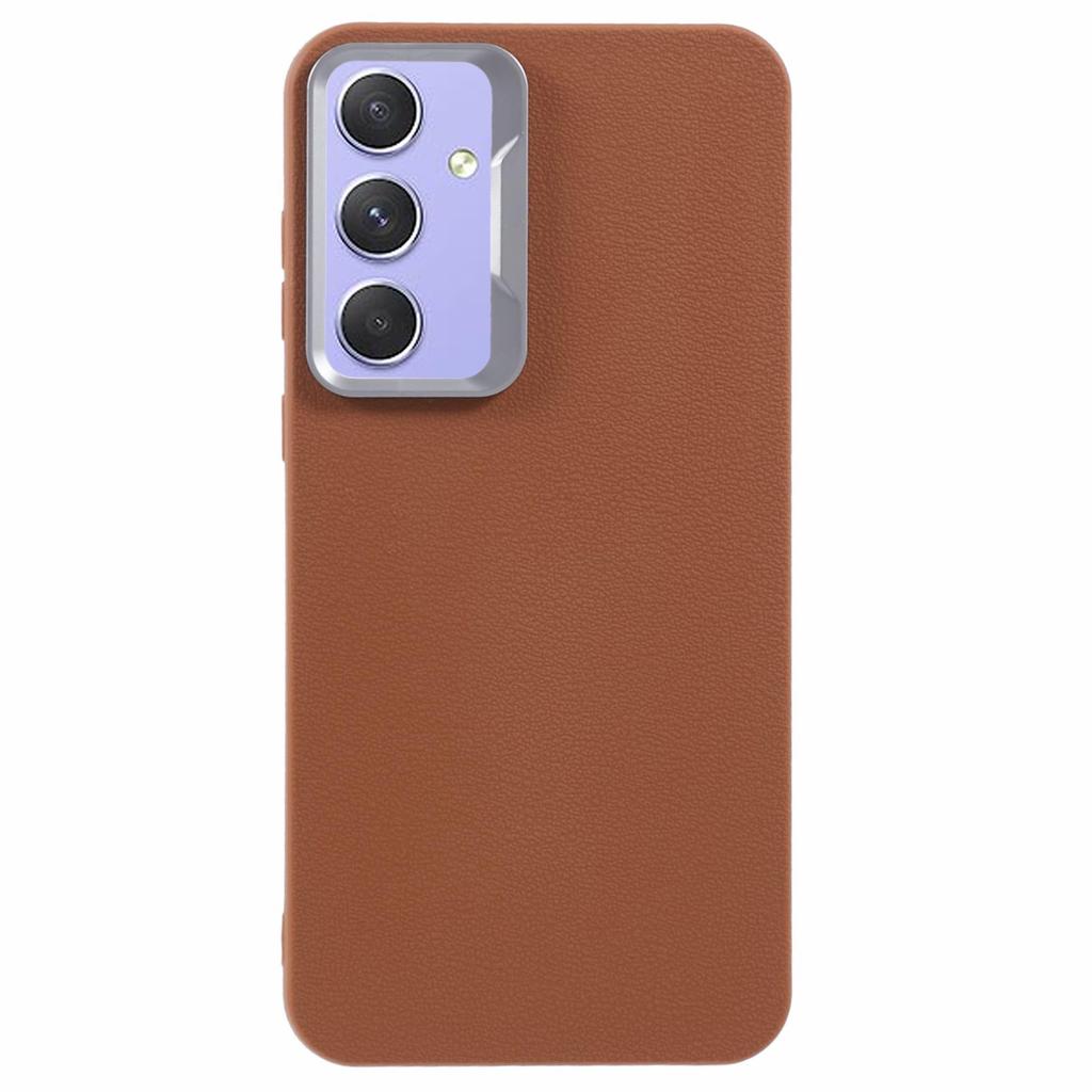 For Samsung Galaxy A15 4G/5G Case Leather Textured TPU Shockproof Phone Cover