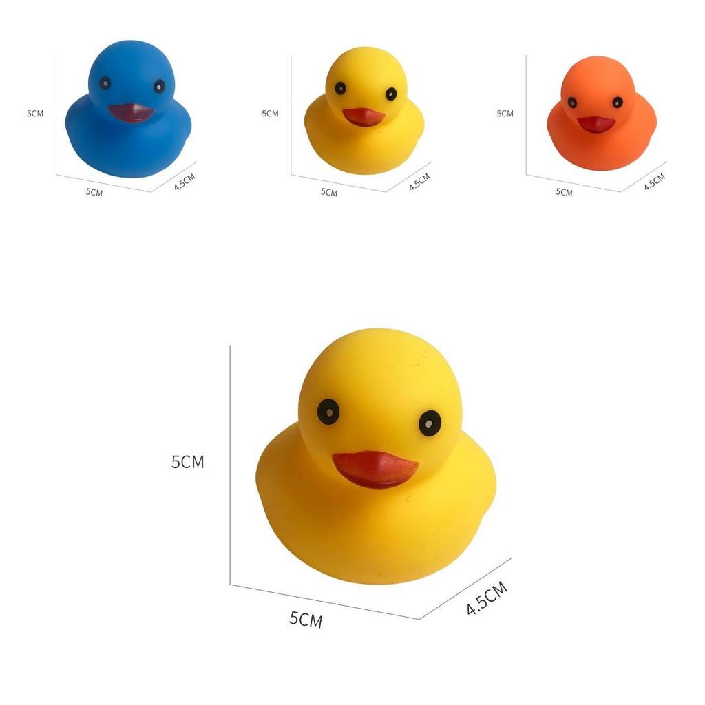 Colorful Small Yellow Duck Squeeze Toy For Swimming Play In Duckling Theme Pool