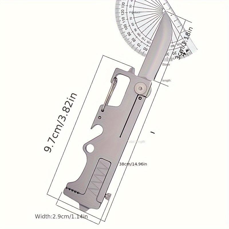 Многофункциональный нож из нержавеющей стали, брелок, открывалка для бутылок, гаджет EDC
