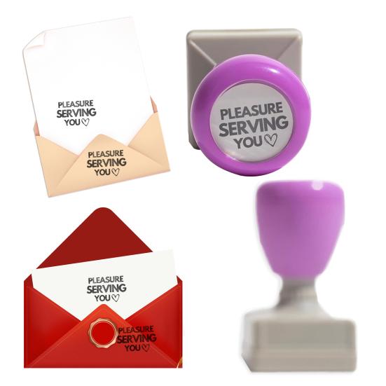 Pleasure Serving You Stamp Reminds Customers to Tip Extra Self-Inking Stamp Unique Tip Reminder Stamp