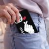 Милый корейский шрифт Saranghae Я люблю тебя Чехол для телефона Для iPhone 17 Air 15 16e 14 13 Pro Max Coque 12 11 Pro Max PLUS чехол