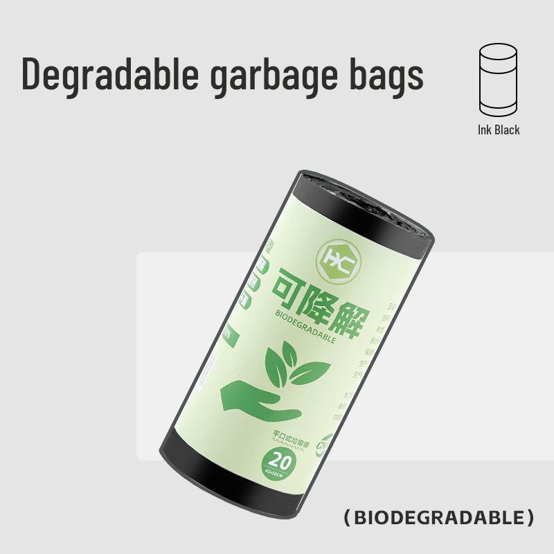 Биоразлагаемые компостируемые толстые мусорные мешки - Готовый запас