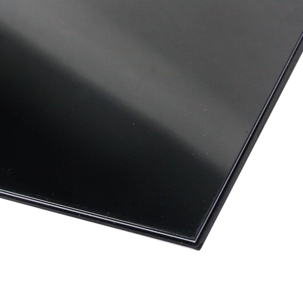 Огдни 3-слойный пустой материал для пикгарда гитары, лист для накладки 29 x 44 см, черный