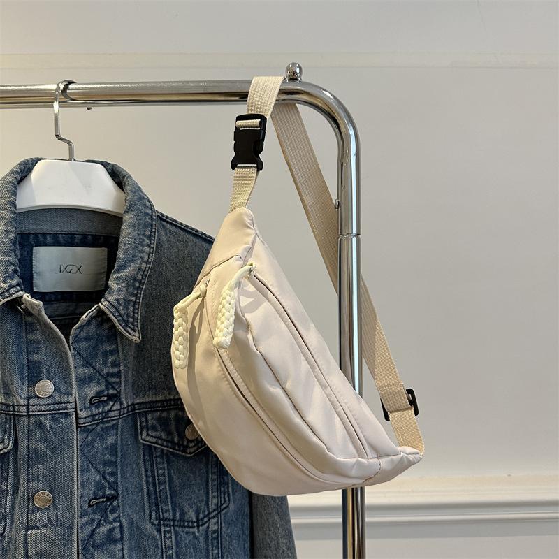 Сумка через плечо на грудь, повседневная сумка, женская летняя новая, повседневная простая сумка на плечо, спортивная нишевая поясная сумка