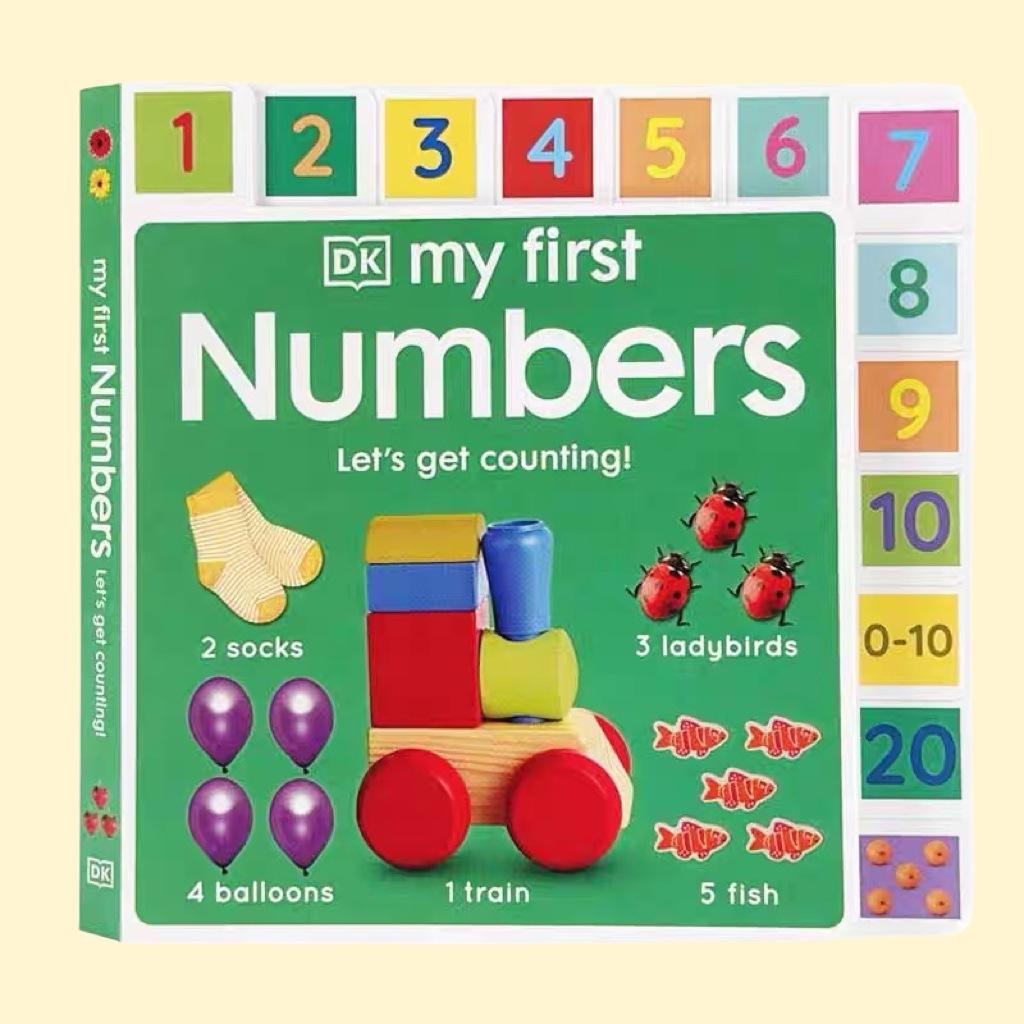 Genuine DK my first words word enlightenment lace book English early education cognitive board book