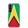 Coque Téléphone - Samsung - Galaxy S21 Plus - Drapeau Guyana - Souple - Multicolore