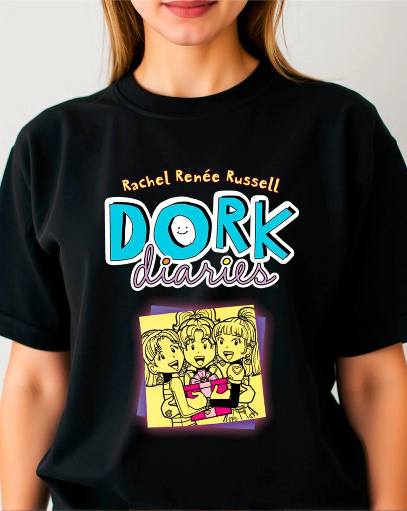 Футболка Dork Diaries ко Дню книги, Детская книжная серия, День книги, Учеба, Любовь