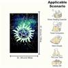 Supernatural Anti-Possession Symbol Poster PrintBlanket Flannel Throw Blanket for Sofa, Bed, Travel, Camping, Office, Couch, Chair, And Bed
