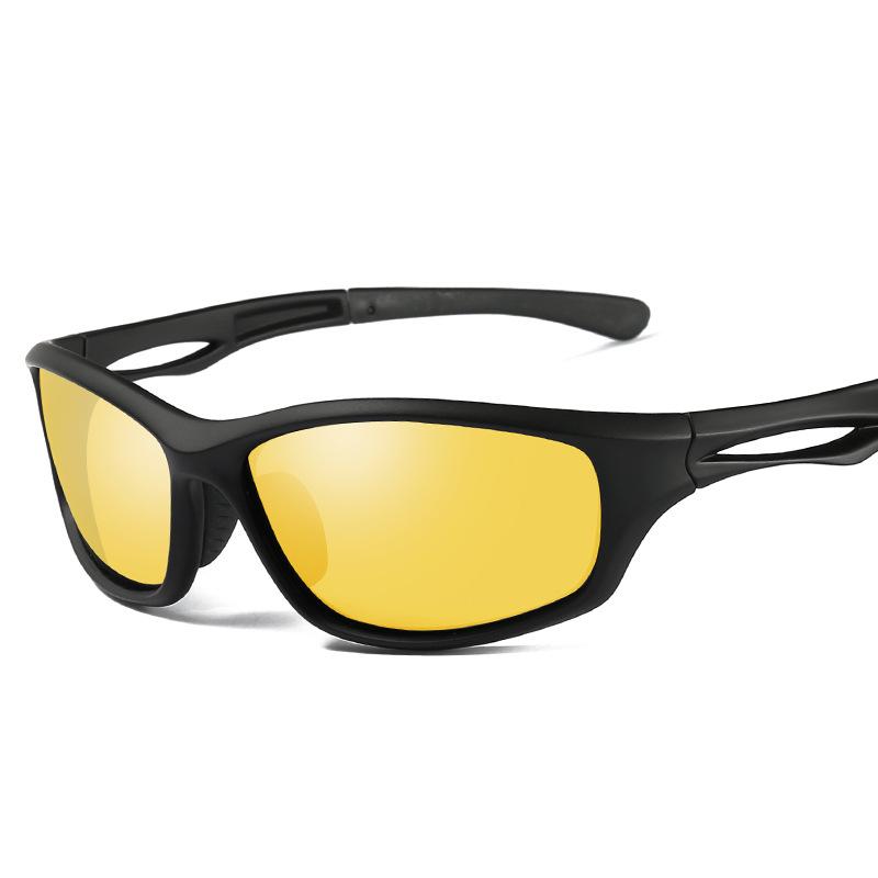 Модные спортивные поляризационные солнцезащитные очки, велосипедные очки, очки ночного видения