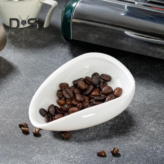 Чашка для дозирования кофе, инструменты бариста, утварь, портативная кофейная ложка для домашнего кафе, шведского стола, отеля, офиса, керамическая чаша для взвешивания кофейных зерен