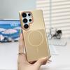 Ультратонкий металлический цвет для чехла Magsafe для Samsung Galaxy S26 S25 S24 S23 FE Plus Ultra Матовый Ударопрочный Магнитный Чехол Capa