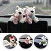 Милые плюшевые куклы-собаки, подвеска для автомобиля, зеркало заднего вида, сумочка, подвесные украшения, кукла-брелок, украшение для приборной панели салона автомобиля