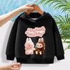 Labubu Children's  Hoodies Casual Daily Long Sleeves Girls Boys Cute Cartoon Prints 100-160cm