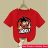 Аниме Dragon Ball Сон Гоку Принт Детская Футболка Летняя Модная Повседневная Футболка Мальчик Девочка Унисекс Детская Одежда Футболка Топы