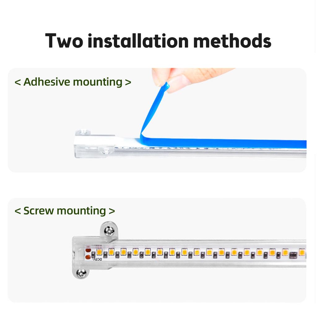 LED Plant Grow Light Strips 8W 168LED 4000K 169.2lm Bright Grow Lamp with 8H/12H/16H Timer 5