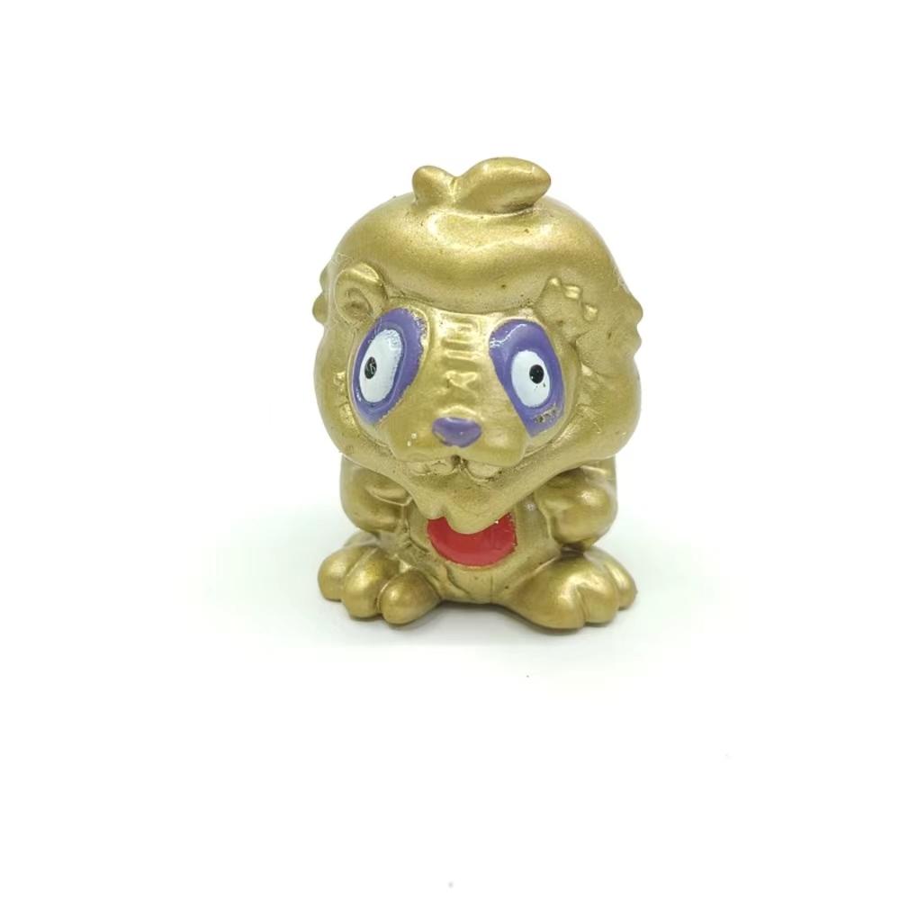 Original Zomlings ULTRA Rare GOLD Silver Superzings Styles PVC Action Figures Limited Collection Spanish Toy Boys Birthday Gift