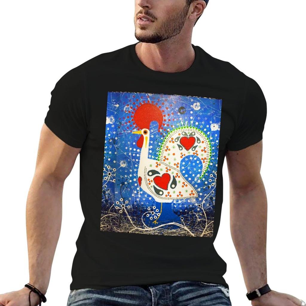 Galo de Barcelos TShirt Basic Simple Design Short Sleeve Shirt