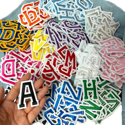 26 шт. A -Z Английские буквы Вышитые нашивки Джерси Униформа Шляпы Джинсы Вышивка Сделай сам Пришивные наклейки для одежды