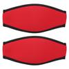 2pcs Diving Slap Mirror Strap Cover Underwater Dive Snorkeling Snorkel Cover Hair ProtectorRed