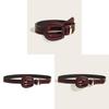 Retro Melad Style Leather Belt For Women With Slimming Design For Casual Wear