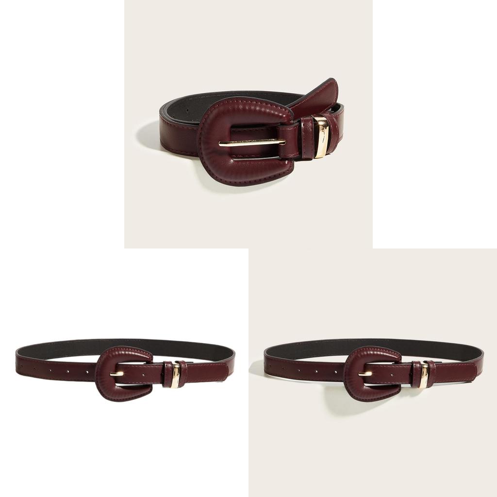 Retro Melad Style Leather Belt For Women With Slimming Design For Casual Wear