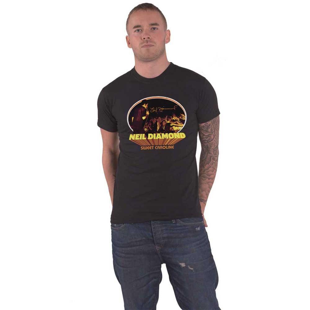 Neil Diamond T Shirt Sweet Caroline Oval Logo new Official Unisex Black