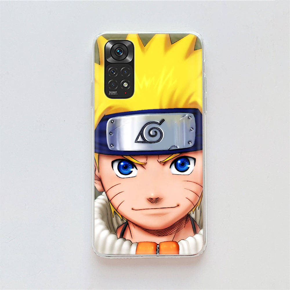 Чехол DT32 Naruto Sasuke для Samsung A04 A14 A23 A34 A54 M23 M33 M52 M53 Realme 10 9 C30S C35 C55 VIVO Y02S Y21 Y33S Y51 X80 Pro Прозрачная крышка