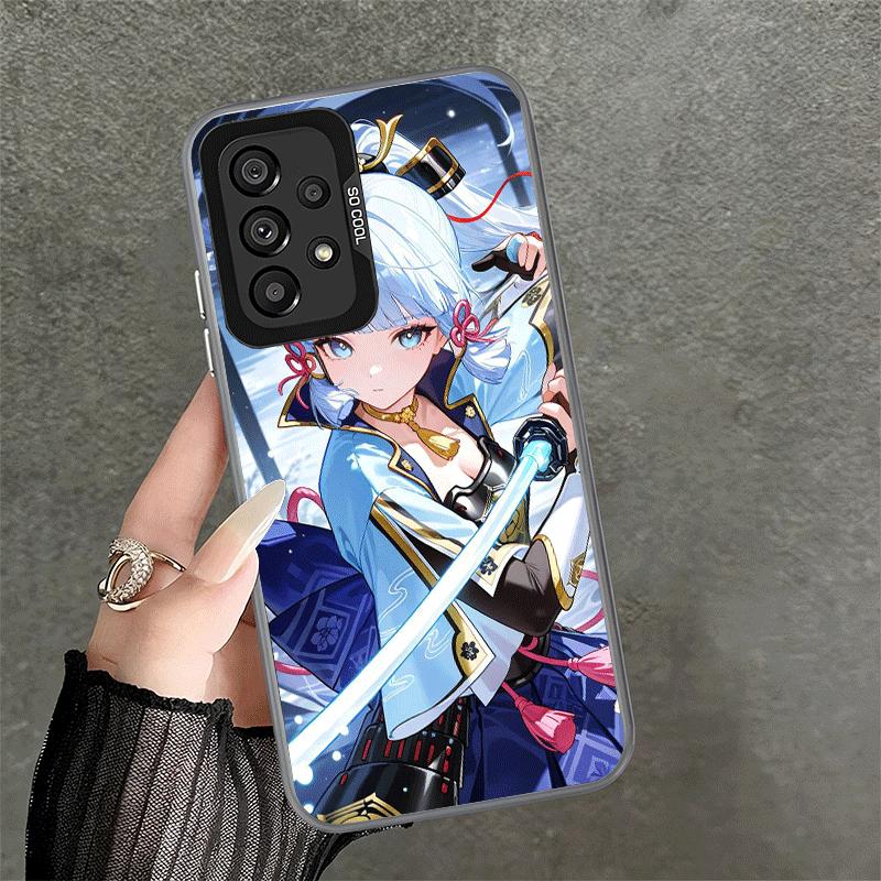Genshin Impact Kamisato Ayaka Soft Phone Case for Samsung A17 A16 A15 A14 A13 A57 A56 A55 A54 A53 A37 A36 A35 A34 A33 A26 A25 A2